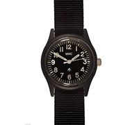 MWC Classic 1960S/70S MATT Black European Pattern Quartz Watch