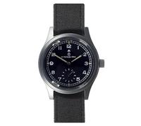 MWC Dirty Dozen Automatic Black Steel Fabric Military Sapphire Men's Watch