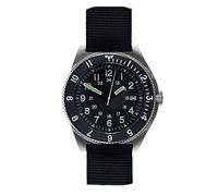 MWC (Military Watch Company) 300m Automatic Black Steel Sapphire Ceramic Fabric Watch Man