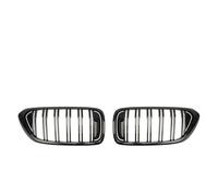 MWCMAMBG Car Front Grill For BMW 6 Series GT G32 630I 640I 640D XDrive 2017-2019, Black Plastic, Double Line Slat Racing Grille