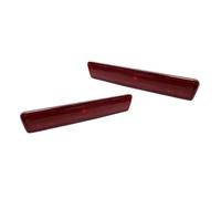 MWCMAMBG Car Rear Tail Lights Red/Smoked Lens Car Rear Bumper Side Marker Light Housings For Mustang 1999 2000 2001 2002 2003 2004 No Bulb Socket(Smoked Lens)