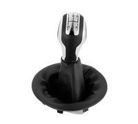 MWCMAMBG Gear Stick Knobs Car Gear Shift Knob Lever Shifter Stick Gaiter Boot Cover PU Leather for Peugeot for Partner 2008 2009 2010 2011 2012-2018(B)