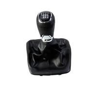 MWCMAMBG Gear Stick Knobs for Skoda for Octavia 2 A5 A6 2004-2012 5/6 Speed Car Stick Gear Shift Knob with PU Leather Gaiter Boot Cover Lever Change(6 Speed)