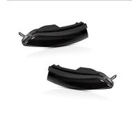 MWCMAMBG Light Turn Signal 2PCS For Chrysler 300 2011-2020 Car Amber Strip Sequential Flash Side View Mirror Light Turn Signal Blinker Light Assembly(Smoked Lens)