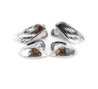MWCMAMBG Motorcycle Lights For 2-Takt For 4 Takt For LXV For LX 50 125 150 Scooter Front Rear Turn Signal Light Blinker Lamp Universal Indacator Flasher Headlight(1 set front and rear)