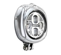 MWCMAMBG Motorcycle Lights For Cafe For Racer Retro Vintage Custom 4 1/2" Aluminum LED Motorcycle Headlight Headlight