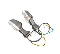 MWCMAMBG Motorcycle Lights For NINJA 650 For NINJA650 For ER6N For ER-6F For Z800 1000 Front/Rear Turn Signal Indicator Light Blinker Lamp Headlight(Orange)