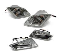 MWCMAMBG Motorcycle Lights For Vespa For GTS300 For GTV250 For GTS150 For GTS250 For GTV300 Motorcycles Front Rear Turn Signal Light Flashing Headlight(Front-Rear)