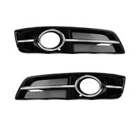 MWCMAMBG Work Light 1Set Black Front Bumper Light Grille For A3 2010 2011 2012 2013 Fog Lamp Grill Cover Car Accessories 8P0807682J 8P0807681J Fog Light(Right and Left)