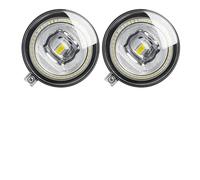 MWCMAMBG Work Light 2 X LED Fog Light With Angel Eye DRL Accessories For Chrysler 300 2007 2008 2009 H10 9005 Car Front Fog Daytime Running Lamp Fog Light(Yellow and Yellow)