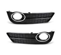 MWCMAMBG Work Light Car Front Bumper Fog Light Lamp Grille For A5 2008 2009 2010 2011 2012 Grill Cover Black 8T0807682 8T0807681 Fog Light(A Set)