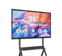 MWE Touchscreen Interactive Whiteboard, 4K UHD Smart Board, 8+128GB, 55"