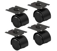 MWEDP for Rexair Rainbow Vacuum 40 mm Dolly Wheel/Plate Assembly Compatible with Rainbow Vacuum D4 D4C SE E E2 Series Castor Wheel for Dolly (4 Pack)