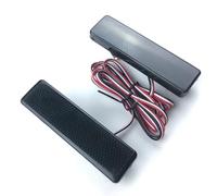 MWESUHN Rear Bumper Reflector Light Compatible With Master 1999-2010 For Trafic 2001-2024 Car Black Rear Bumper Tail Light Turn Signal Reverse Lamp Brake Reflector