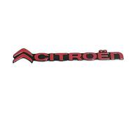 MWJTWO Car Emblem for Citroen C4 Coupe 2004-2008, Badge Decoration UV Resistant Sticker Indoor & Outdoor Use Car Center Grill Logo Decal Sicker Accessories Sun-Proof,Red