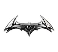 MWJTWO Car Emblem for Mazda B-Series 2006-2016, Badge Decoration UV Resistant Sticker Indoor & Outdoor Use Car Center Grill Logo Decal Sicker Accessories Sun-Proof,Black