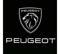 MWJTWO Car Emblem for Peugeot Bipper Tepee 2008-2015, Badge Decoration UV Resistant Sticker Indoor & Outdoor Use Car Center Grill Logo Decal Sicker Accessories Sun-Proof,New label 4-pack