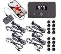 Mwkbbn Phone Tap Clicker, Smart LED Display, 6.5x3.8x1.4cm, Adjustable Speed Clicker, Screen Press Tool, Portable Design, For App Testing Tablet Computer Games Social Media Remote Work Reward Tasks