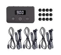 Mwkbbn Phone Tap Clicker, Smart LED Display, 6.5x3.8x1.4cm, Adjustable Speed Clicker, Screen Press Tool, Portable Design, For App Testing Tablet Computer Games Social Media Remote Work Reward Tasks