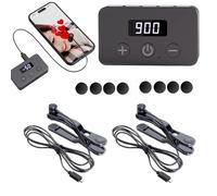 Mwkbbn Phone Tap Clicker, Smart LED Display, 6.5x3.8x1.4cm, Adjustable Speed Clicker, Screen Press Tool, Portable Design, For App Testing Tablet Computer Games Social Media Remote Work Reward Tasks