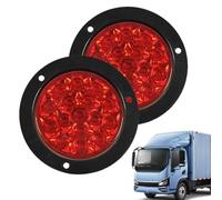 Mwkbbn Tail Lights for Trailer - LED Stop Turn Tail Lights Integrated Backup Reverse | LED Trailer Trucks Halo Brake Stop Running Turn Signal for Rv/Van