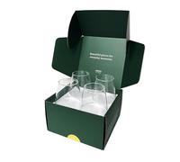 MWM at Home The Everyday Cup, Set of 4 - Versatile Crystal-Clear Glass Cups Made for Special Drinks, Juices, Water and More - Sustainably Produced and Packaged, MWMATH0001CC1