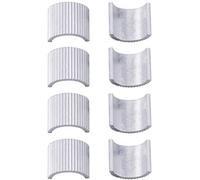 MWMNUN 8pcs Handlebar Shim 7/8" Handlebars to 1" Motorcycle Handle Bar Spacer Conversion Shims with Handlebar Mounts Risers Clamp Conversion Shims Reducer Spacers