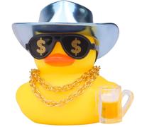 Mwmoeen Rubber Duck Car Dashboard Decorations Duck Car Ornaments with Cowboy Hat Sunglasses Cute Prop for Car Accessories, Party Car Decoration and Home Decoration Birthday Gift