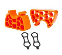 Mwqpgyh 1 Pair Bike Handlebar Protector Upside Down, Bicycle Handlebar Stand + 2 Straps, Brake Handle Support For Upside Down Placement, Brake Lever Support Stand, Brakes Handle Holder Bracket