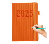Mwqpgyh 2025 Agenda Planner,A5 Schedule Diary 2025 Notepad - Bookmarks Design Daily Organizer Notebook for Work Area, Travel, Business Trip, Home, School