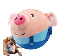 Mwqpgyh Active Moving Pet Plush Toy for Dogs | Jumping Bunny Plush Toy | Pet Bouncing Balls Washable Cartoon Rabbit Sound Electronic Toys for Dogs