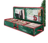 Mwqpgyh Christmas Wrapping Paper Storage, Waterproof Oxford Fabric, Container for Wrapping Paper for Christmas, for Ribbons, Rolls, Living Room, Bedroom, Wardrobe, Cupboard