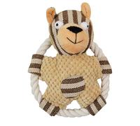 Mwqpgyh Dog Squeaky Toy, Interactive Squeaky Toy for Dogs in the House, Chew Toy with Teething Aid for Medium and Large Dog Breeds as a Soothing Companion for Home and