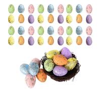 Mwqpgyh Easter Egg Decoration,100x Small Artificial Eggs Easter Decor - Artificial Bird Eggs Garden Bird Nest Decor, Parties Supplies Holiday Ornaments Props for Home Business
