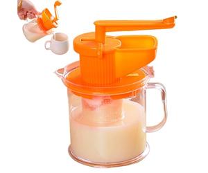 Mwqpgyh Hand Juicer Machine,Orange Juice Countertop Squeezer Portable Fruits Crusher | Versatile Dishwasher Safe Manual Squeeze Juice Extractor for Vegetables
