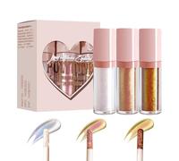 Mwqpgyh Liquid Chameleon Eyeshadow, 3X Glitter Multichrome Eyeshadows Makeup, All Day Wear DrySmooth Shimmer Eyeshadows For Lips