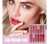 Mwqpgyh Matte Liquid Lipstick Set - Waterproof Lip Makeup Kit - Matte Lipstick Lip Gloss Makeup Set,for Traveling Business Trip Stage Gathering Vacation