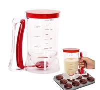 Mwqpgyh Pancake Mix Dispenser,Handheld Cupcakes Batter Cup | 900ml Cupcakes Batter Cup, Food-Grade Pancake Maker Separator With Measuring Label For Precise Portion Control
