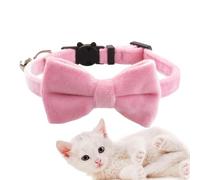 Mwqpgyh Pet Collar with Bell | Breathable Skin Friendly Collar with Bowtie,Dogs Apparel Accessories Lovely Collars for Home, Wedding, Walking, Traveling, Photography
