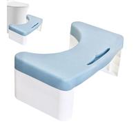 Mwqpgyh Potty Stool for Adults, Potty Stool for Adults, Non-Slip Poop Stool, Portable Toilet Footstool, Non-Slip, Crouching Toilet Potty, Step Stool, Poo Stool with