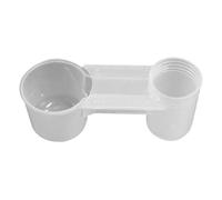 Mwqpgyh Soda Pop Water Bottle Cup | Water-Saving Bird Drinker Feeder Cup | Transparent Scientific Double-Port Design Device for Pigeons and Chickadees Supplies Home Garden Use