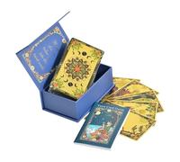 Mwqpgyh Tarot Decks - Pretty Tarot Cards | Board Game Step-By-Step Instructions for Travel Daily Children Men Women Boys Girls