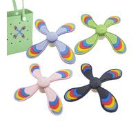 Mwqpgyh Windmill Charm for Bag - Decorative Shoe Charm | Funny Slides Shoe Accessories, Colorful Windmill Pins Decor for Boys, Girls