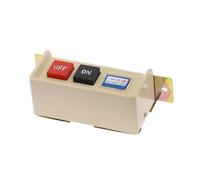 MWRFKJOB 1Pcs LAK-10 ON/Off Start Stop Flush Mounted Push Button Switch AC 380/220V 10A Sewing Machine Switch