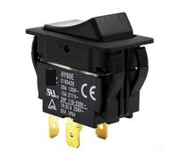 MWRFKJOB HY60E DPST Industrial ON-Off Rocker Switches for Machine Tool Equipment 4Pins