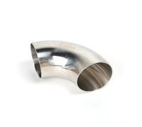 MWRFKJOB SS304/SS316L stainless steel 90 degree welding elbow, polished inside and outside without residue OD19MM-108MM welding(OD51 X T1.5mm 149g,SS316L)