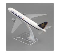 MWYFFB collection Model airplane 1/400 Scale B777 For Singapore Airlines Alloy 16cm Aircraft Model Toys Children's Collection Gifts Decoration