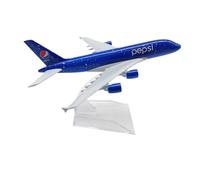 MWYFFB collection Model airplane For Air Boeing A380 Airplane Model Aircraft Diecast Metal 1/400 Scale 16cm(A380 PEPSI)