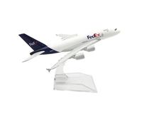 MWYFFB collection Model airplane For Air Boeing A380 Airplane Model Aircraft Diecast Metal 1/400 Scale 16cm(A380 Fedex)