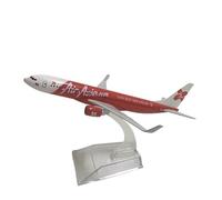 MWYFFB collection Model airplane For AirAsia Boeing 737 Airplane Model Diecast Metal 1/400 Scale Planes 16cm